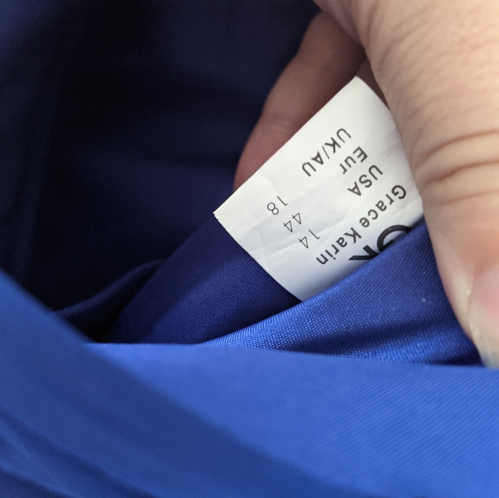 Grace Karin Blue Dress For Wedding, Cocktail, Prom - Picture 3 of 5